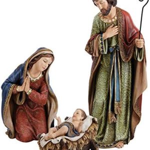 Joseph's Studio by Roman - 3-Piece Holy Family Set - 22" Religious Christmas Decor for Families - Perfect for Home and C