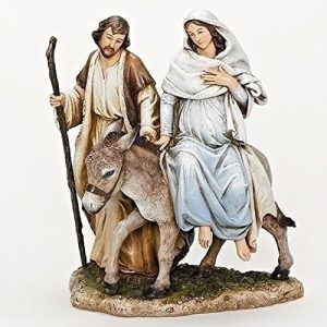 Joseph's Studio Renaissance 8" H LA Posada Figure | Home Décor for Devout Gift | Prayerful Inspiration (5x6x8)